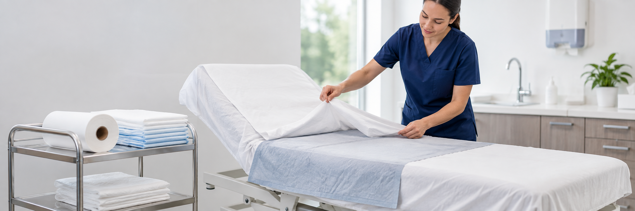 Disposable Bed Covers, Bed Sheets and Draw Sheets: What to Consider for Treatment Rooms