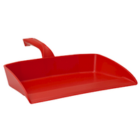 Vikan Heavy Duty Dustpan, 295mm, Polypropylene, Red, Each Each