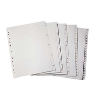 Divider A4 Pvc 1-10 Tab Numbered White Each Set Set
