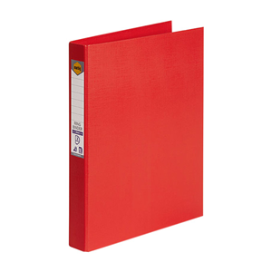 Marbig Deluxe Insert Ring Binder, 25mm, 3 Rings, Red, Each Each