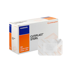 Cutiplast Sterile 7.2 x 5cm. 100/Box Box