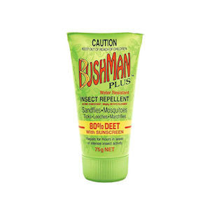Bushman Plus Gel, 75gm, 80pct Deet, with Sunscreen, Each