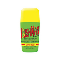 Bushman Roll-On, 65g, 20pct Deet, Each