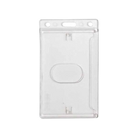 Side-Loading Defence Cardholder, Portrait orientation, frosted 62mm x 105mm 10/Pack