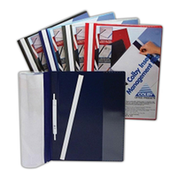 MANAGEMENT FILE A4 BLUE W/PCT BACK COVER EA Each