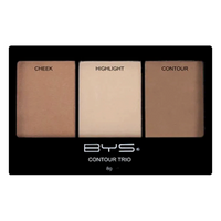 BYS Contour Trio Sassy, 3-In-1 Face Sculpting Palette Fresh Faced, Each