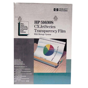 TRANSPARENCIES H/P 51630S PAINT JET/XL A4 50/PK Pack