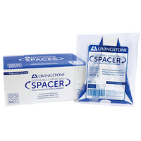 Livingstone Flat Foldable Cardboard Asthma Spacer, Biodegradable Disposable, 25/Box Box