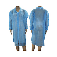Livingstone Disposable Laboratory Gown/Dust Coat without Pocket