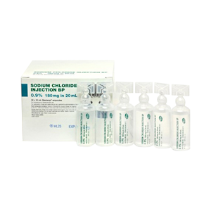 Pfizer 0.9% Sodium Chloride Injectable BP Solution
