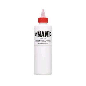 Dynamic Tattoo Ink, 8oz, Heavy White, Each Each