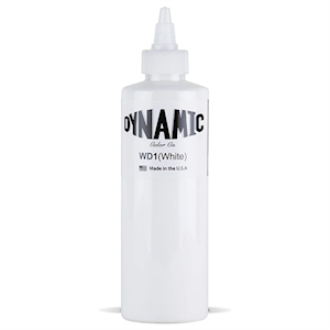 Dynamic Ink, White, 8 Oz, Each Each