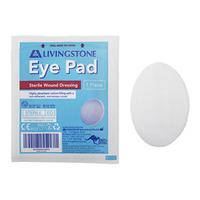 Livingstone Eye Pad Wound Dressing, Latex Free, Sterile, Single Packed, 1000/Carton Carton