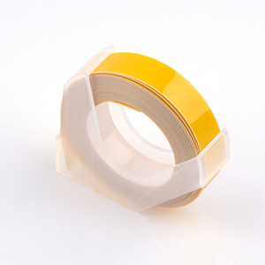 TAPEWRITER TAPE DYMO 6MMX3M YELLOW Each