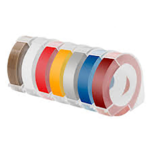 TAPEWRITER TAPE DYMO 9MM X 3M BROWN EACH Each