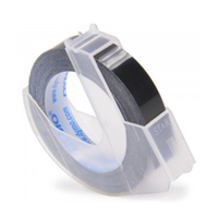 TAPEWRITER TAPE DYMO 12MM X 3MBLACK EACH Each