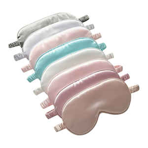 Livingstone Satin Eye Mask, Elastic Straps for Snug Fit, One Size Fits All, Various Colour, 1 Piece/Pack Pack