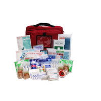 Livingstone Victoria Low Risk First Aid Kit, with Additional Module, Complete Set In Red Heavy Duty Carry Bag, for 1-25 People Kit