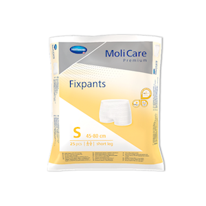 Hartmann Molicare Premium Fixpants Short Leg, 45-80cm, Small, Unisex, 25 Pieces/Pack Pack