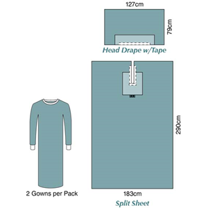 Hip Pack Sterile 3/Box Box