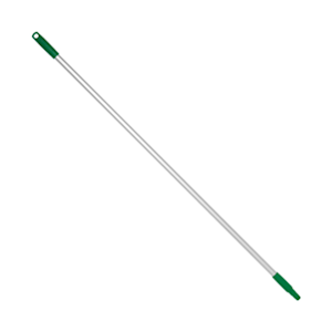 Vikan Mop Handle, 25mm, 1460mm, Anodised Aluminium, Polypropylene, Green, Each Each
