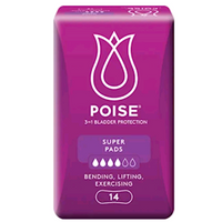 Dep Adult Care Poise, Light, Super Absorbency, 14/Pack Pack