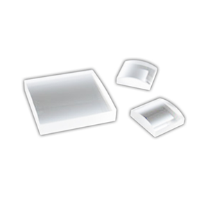 Cylindrical Plano-convex Lens, + 10D, 100mm Focal Length, 4.9 x 4.9 x 0.8cm, P51-144/018, Each Each
