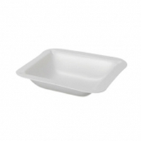 Weigh Boat Square, 100mL, 80 x 80mm, Antistatic, High Impact Recyclable Polystyrene, White, 250/Bag Bag