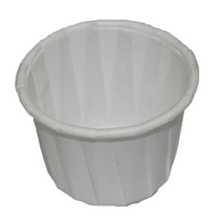 Livingstone Pleated Pill Cup, Biodegradable Paper, 30ml or 1 Ounce, White, 250/Bag Bag