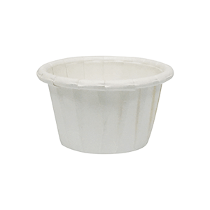 LivEco Pleated Paper Pill Cup, 20mL, 0.75 Ounce Capacity, White, 100/Bag, 5,000 Pieces/Carton
