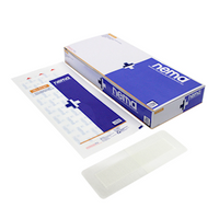 Nema Aqua Transparent Island Film Dressing, with Non-Adherent Pad, 25 x 8.2cm, Waterproof, Sterile, 5 Pieces/Pack Pack