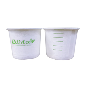 Livingstone Paper Medicine Medication Measure and Pill Cup, 30mL Internal and External Graduation, Biodegradable, Each