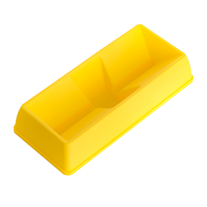 Multigate CubeWare® Sharps Dish, Sterile, Polypropylene, Yellow, 50 Packs/Carton Carton