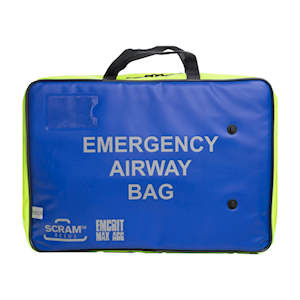 Micragard Resus Scram Bag, 35 x 48 x 13 cm, Weatherproof, Grab Handles, Elastic Loops, Blue, Each Each