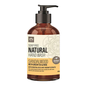 Nelum Body Wash 1L, Natural Sandalwood, Rose & Green Tea, Antioxidant, Gentle Floral Fusion, Each