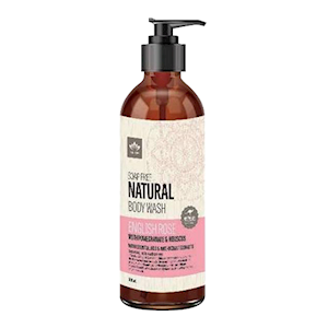 Nelum Body Wash 500ml, Natural English Rose, Pomegranate & Hibiscus, Brightening, Radiance-Boosting Formula, Each
