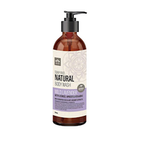 Nelum Body Wash 500ml, Natural Wild Lavender, Licorice, Apricot & Vitamin E, Relaxing, Rebalancing Herbal Wash, Each