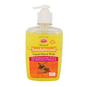 Nelum Hand Wash 250ml, Sandalwood Scent, Moisturising Formula, Each