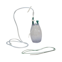 Privac High Wound Suction Drainage Bottle Set, 10FG, 600ml, Universal Connection, Latex Free, Luer Lock, Trocar, Single Use, Loose
