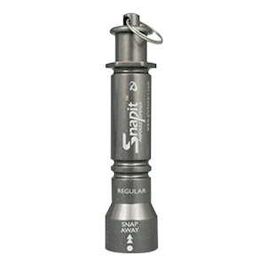 QLICKSMART SnapIT Lite Multi-Use Ampoule Opener, 80 x 13mm, Regular Metallic Grey Colour, Each Each