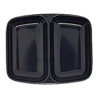 RefectoCil 2 Section Tint Mixing Dish, Black, Each Each