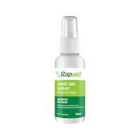 Out of Date, Rapid First Aid Spray, Melaleuca Oil 40Mg/G, 50mL,EA , Original Unopened Condition, Price Discounted, While Stocks last Bottle