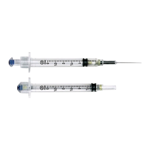 Out of Date, 1ml Tuberculin Syringe 27 Gauge 0.5" Needle 100/Box, Original Unopened Condition, Price Discounted, While Stocks last Box