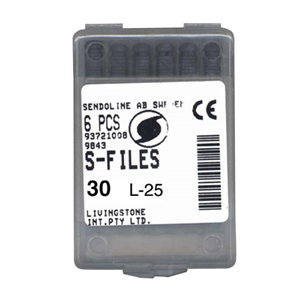 Liv S Files 25mm #30 6/bx Cc Box