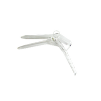 Lincon Vaginal Speculum, Duckbill, Ratchet Action, Recyclable Plastic, Sterile, Clear, Large, 20 Pieces/Box, 120 Pieces/Carton Carton