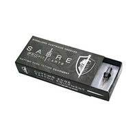 Sabre Pro Fit Ink Tattoo Cartridge, Size 1, 12 Gauge, Round Liner, Smooth/Polished, Medium Taper, 20 Pieces/Box Box