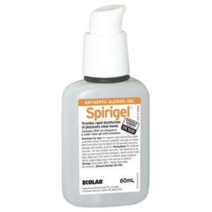 Out of Date, Spirigel Antiseptic Alcohol Sanitiser Gel, 60ml, Original Unopened Condition, Price Discounted, While Stocks last Each