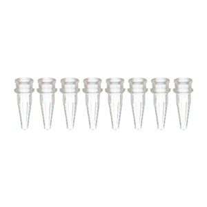 8 Strips PCR Tube Only, No Cap, 0.2ml, Natural, 125/Pack Pack