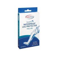 Surgipack Keep Dry Half Leg Protector, Waterproof, Adjustable Fit, Latex Free, Reusable, Pair Pair