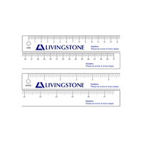 Livingstone Paper Tape Measure, Dual Calibration, 70cm and 27 inches, 128 GSM Art Paper, Disposable, 100 Pieces/Bag